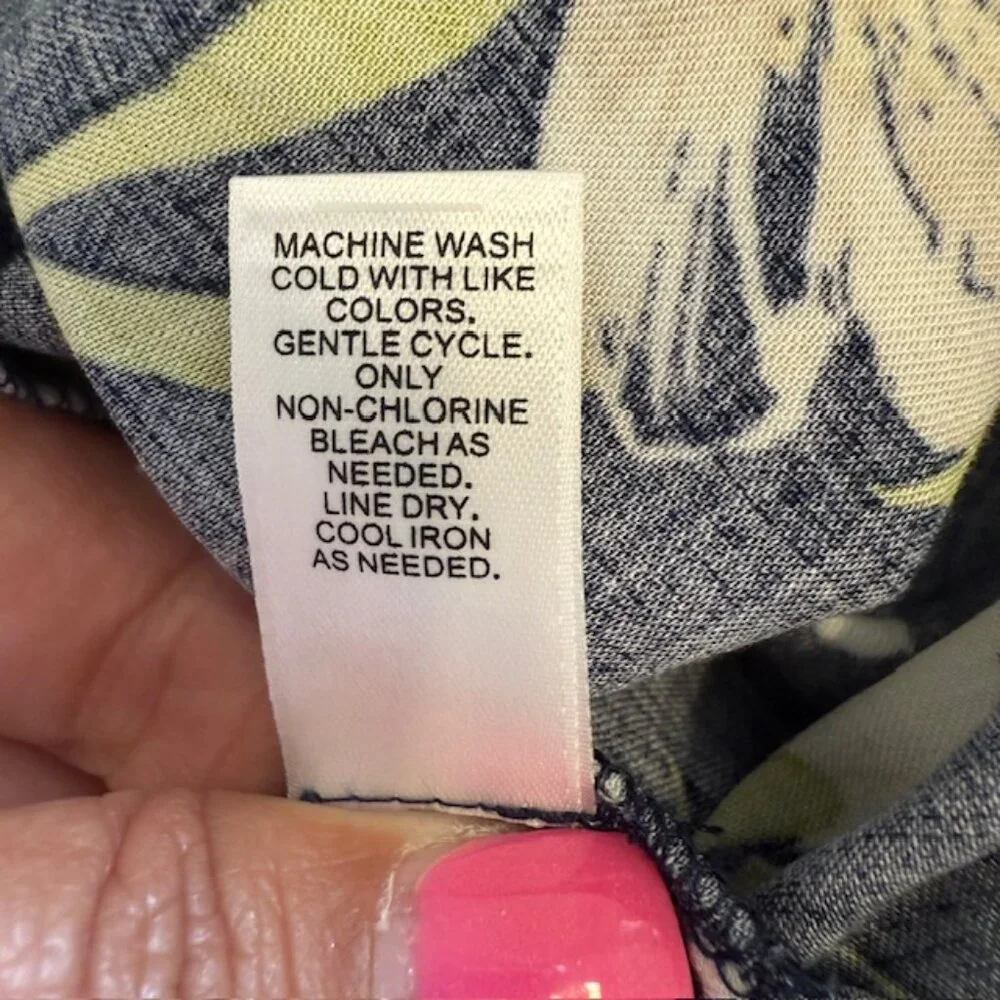 Cato Maxi Dress Tie Waist Blue and White Floral Dress Women's Size 18/20W - Picture 5 of 12